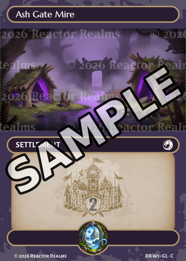 Settlement example card
