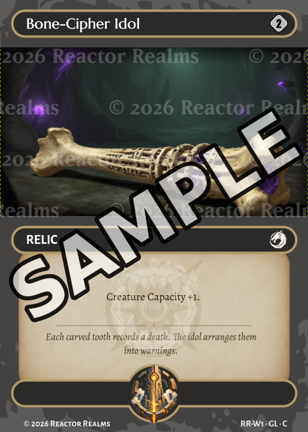Relic example card