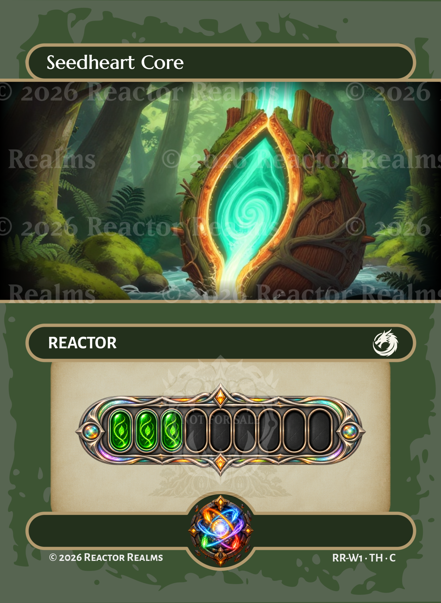 Seedheart Core Reactor card