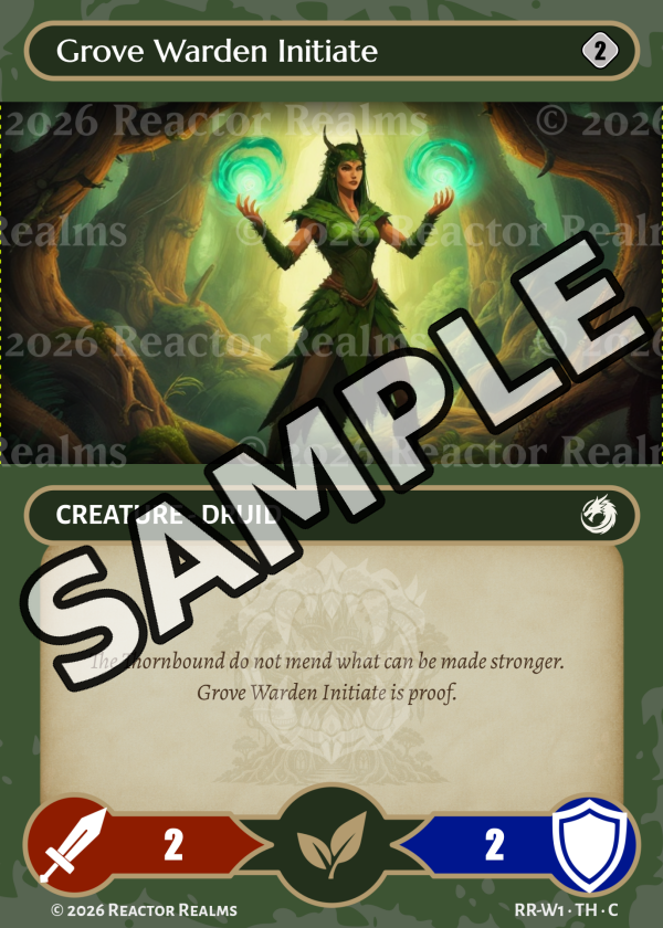 Creature example card