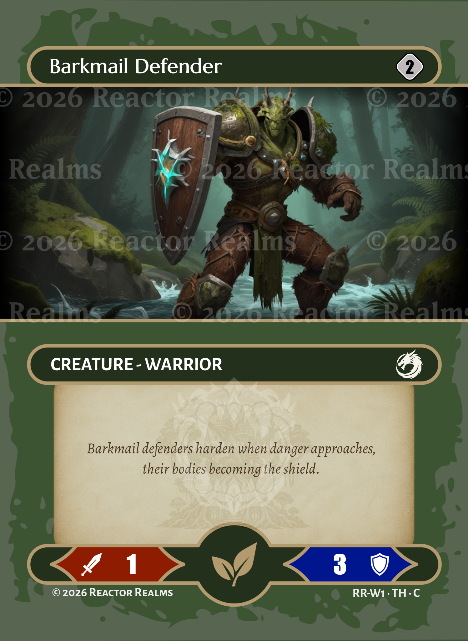 Barkmail Defender card