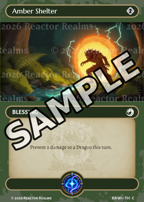 Blessing example card