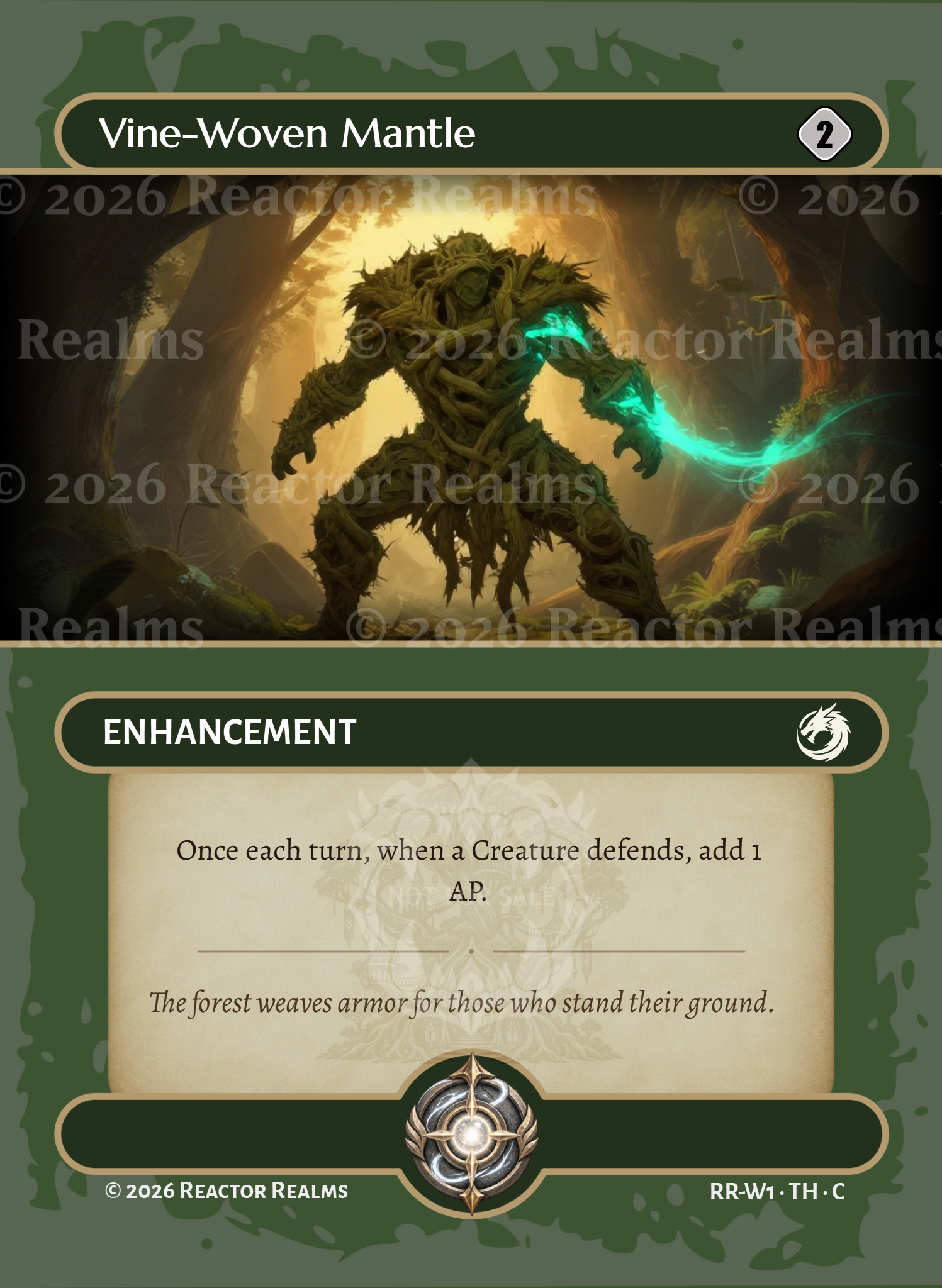 Enhancement example card