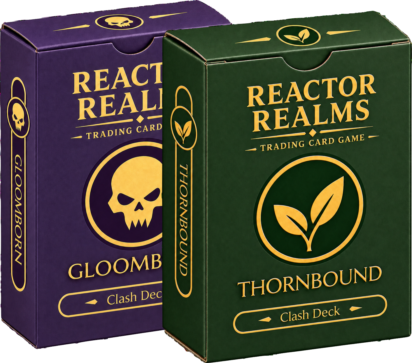 Thornbound and Gloomborn Clash Deck boxes