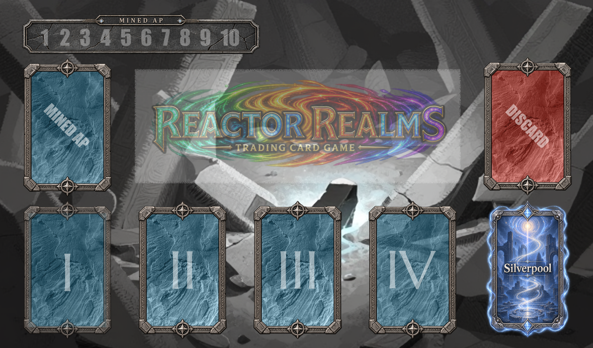 Reactor Realms game play mat